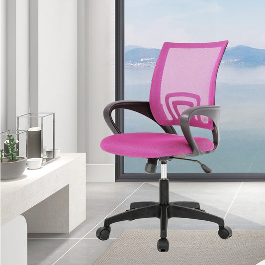 Office Chair,Mesh Computer Desk Chair,Home Office Desk Chairs(Pink)