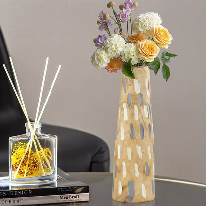 Wooden Vase – Handmade Decorative Flower Holder for Home, Office, and Living Room Decor