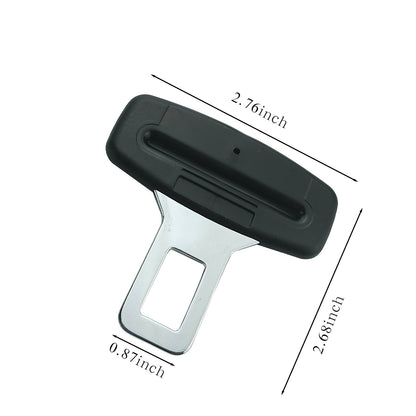 Seat Belt Clip, 2PCS Upgraded Seatbelt Clip, Car Supplies Seat Belt Clip Safety Belts Buckle，Universal for Most Vehicles(Ordinary Black)